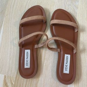 Steve Madden Myla Camel Nubuck Size 6.5